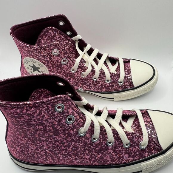 Converse Chuck Taylor All Star | High Top | Orchid Abyss/Egret Women's 8 | NWOT - Picture 3 of 9